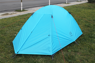 批發(fā)正品巔峰雙人雙層戶外防暴雨帳篷 鋁桿與玻桿型的專業(yè)選擇